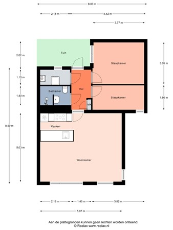 Floorplan - Weikamp 13A, 3751 AD Bunschoten-Spakenburg